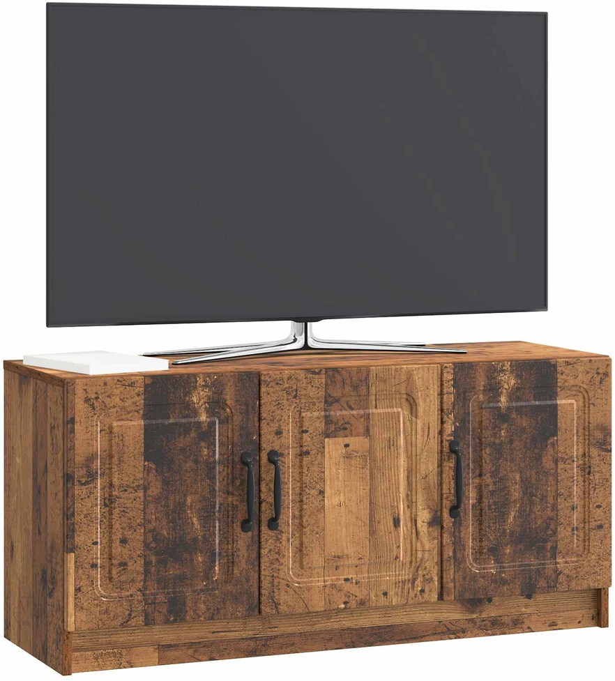 TV staliukas Televizoriaus spintelė Sendintos medienos 99 x 34,5 x 47 cm