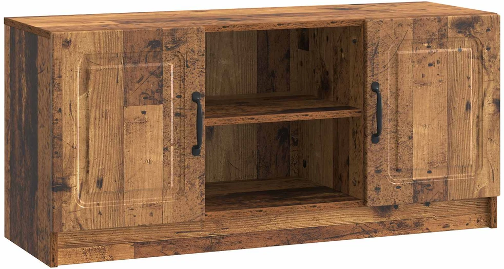 TV staliukas Televizoriaus spintelė Sendintos medienos 102 x 34,5 x 47 cm