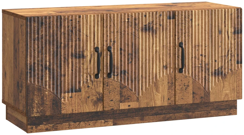TV staliukas Televizoriaus spintelė Sendintos medienos 99 x 34,5 x 47 cm
