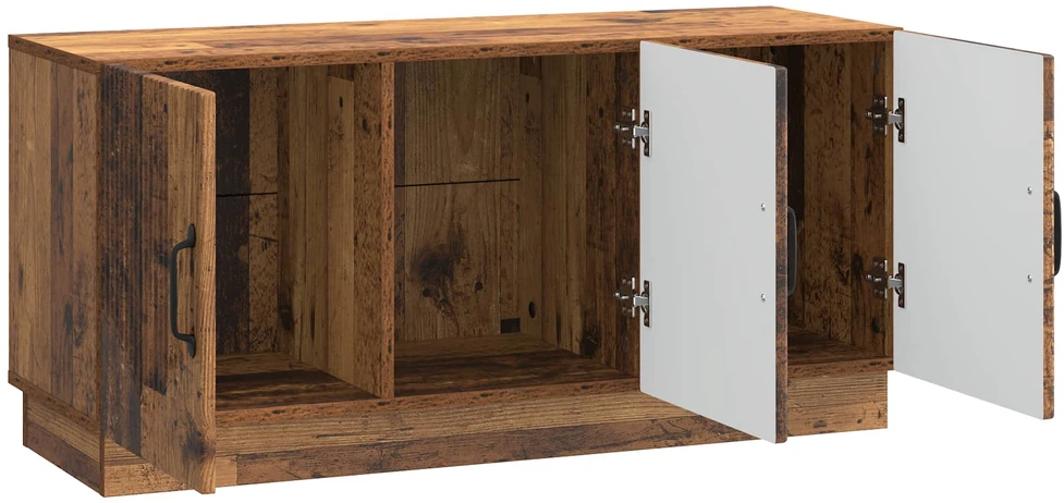 TV staliukas Televizoriaus spintelė Sendintos medienos 99 x 34,5 x 47 cm