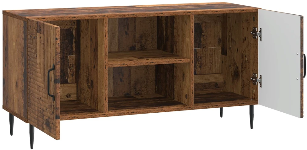 TV staliukas Televizoriaus spintelė Sendintos medienos 102 x 34,5 x 50 cm