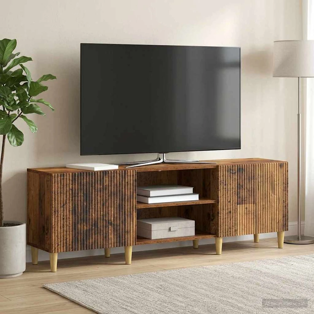 TV staliukas Televizoriaus spintelė Sendintos medienos 150 x 31 x 50 cm