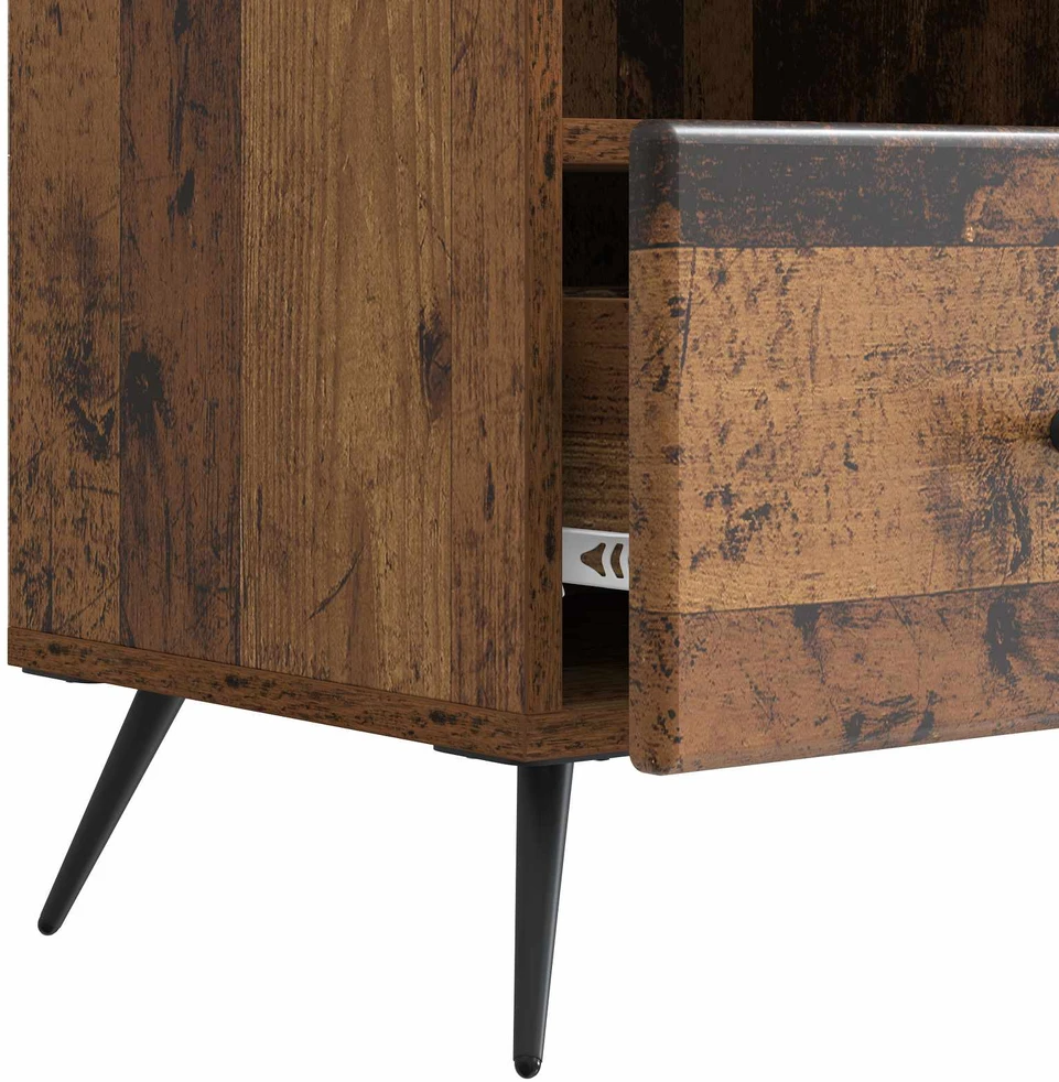 TV staliukas Televizoriaus spintelė Sendintos medienos 102 x 34,5 x 50 cm