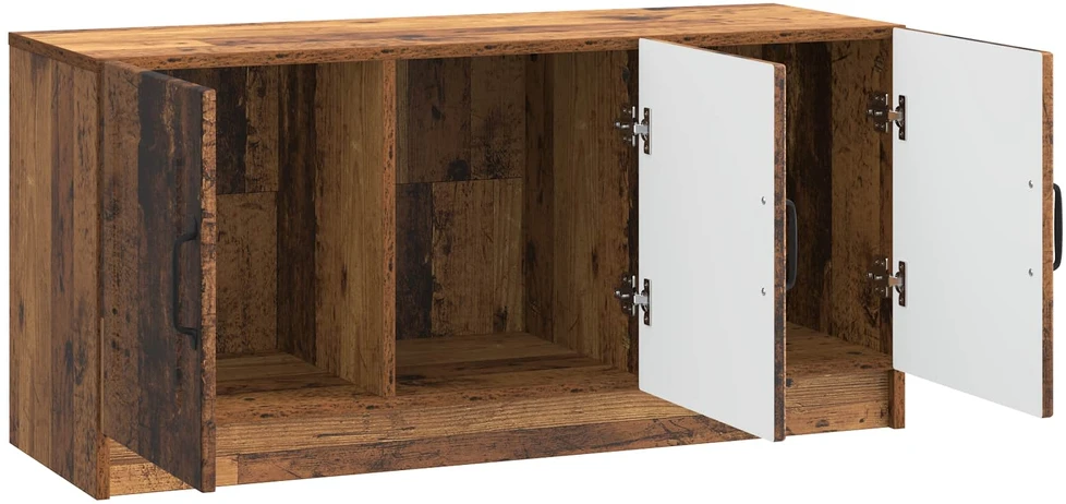 TV staliukas Televizoriaus spintelė Sendintos medienos 99 x 34,5 x 47 cm