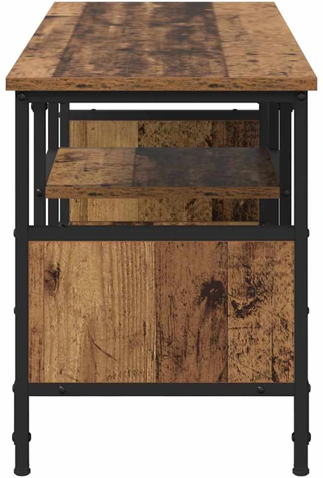 TV staliukas Televizoriaus spintelė Senovinis medis 100 x 35 x 45 cm