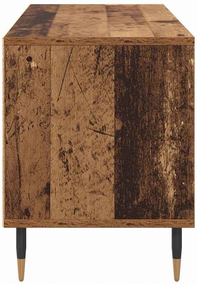TV staliukas Televizoriaus spintelė Senovinis medis 100 x 34,5 x 44,5 cm