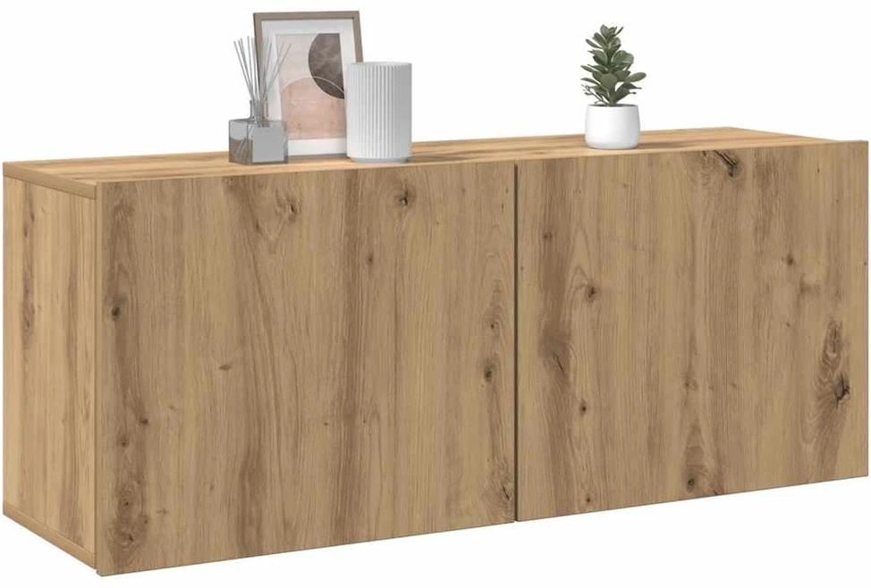 TV staliukas televizoriaus spintelė Sieninė Artisan ąžuolas 100x30x41 cm