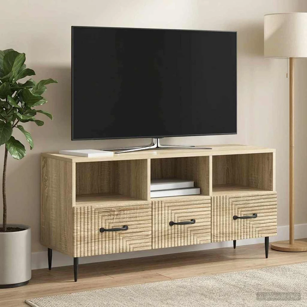 TV staliukas Televizoriaus spintelė Sonoma ąžuolas 102 x 34,5 x 50 cm