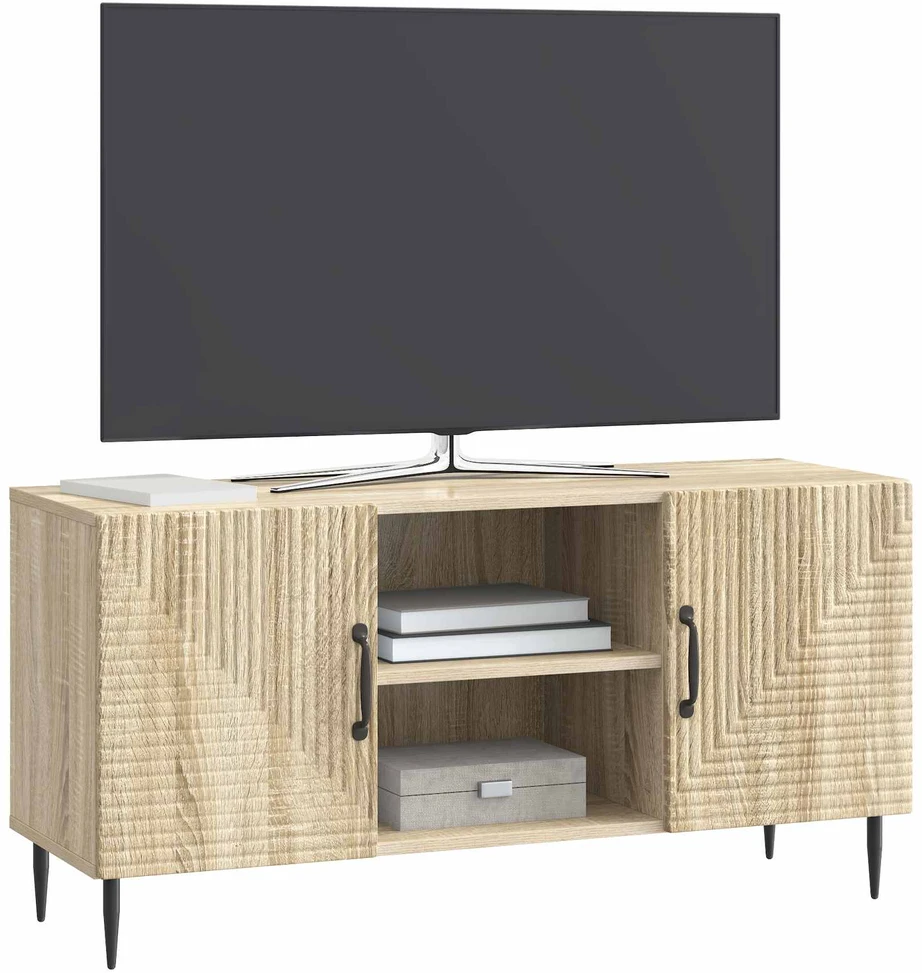 TV staliukas Televizoriaus spintelė Sonoma ąžuolas 102 x 34,5 x 50 cm