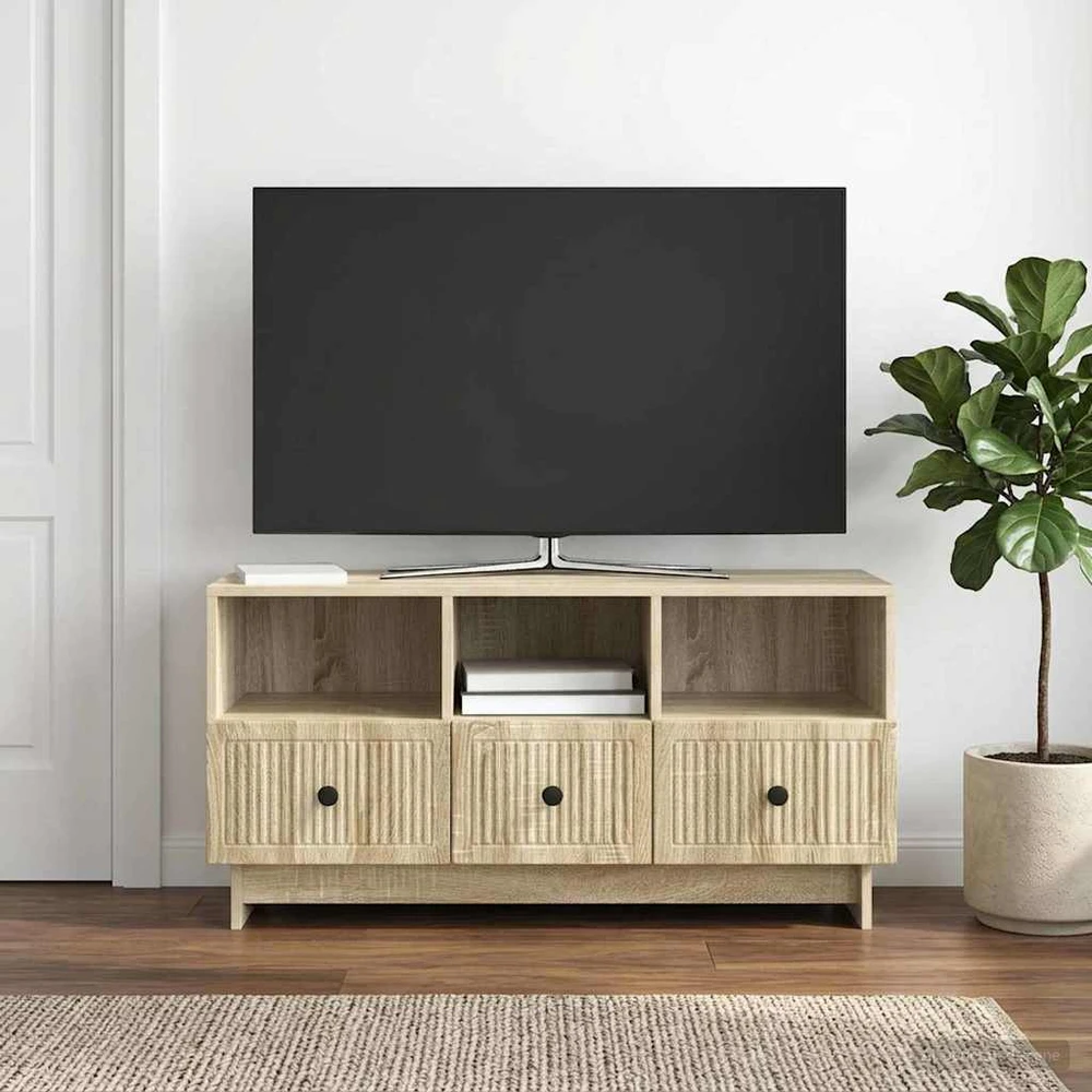 TV staliukas Televizoriaus spintelė Sonoma ąžuolas 102 x 34,5 x 50 cm