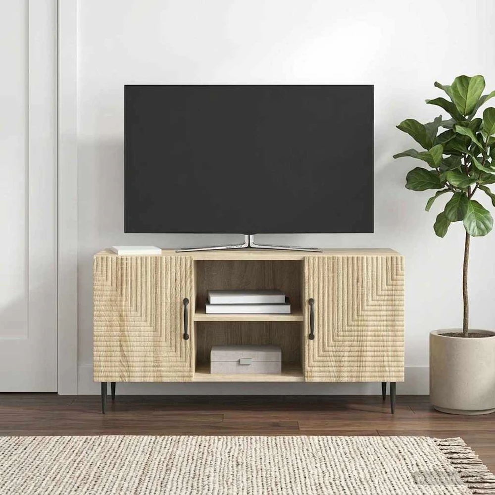 TV staliukas Televizoriaus spintelė Sonoma ąžuolas 102 x 34,5 x 50 cm