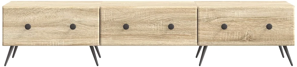 TV staliukas Televizoriaus spintelė Sonoma ąžuolas 147 x 34,5 x 30 cm