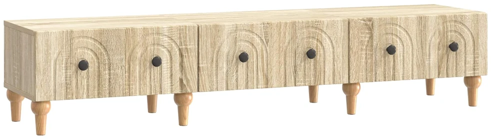 TV staliukas Televizoriaus spintelė Sonoma ąžuolas 147 x 34,5 x 30 cm