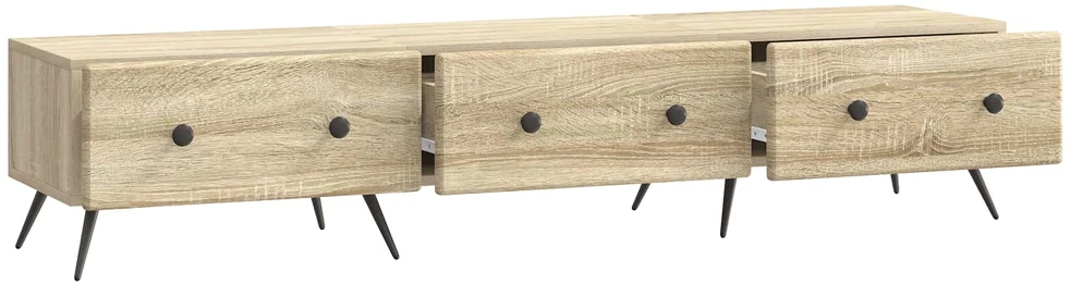 TV staliukas Televizoriaus spintelė Sonoma ąžuolas 147 x 34,5 x 30 cm