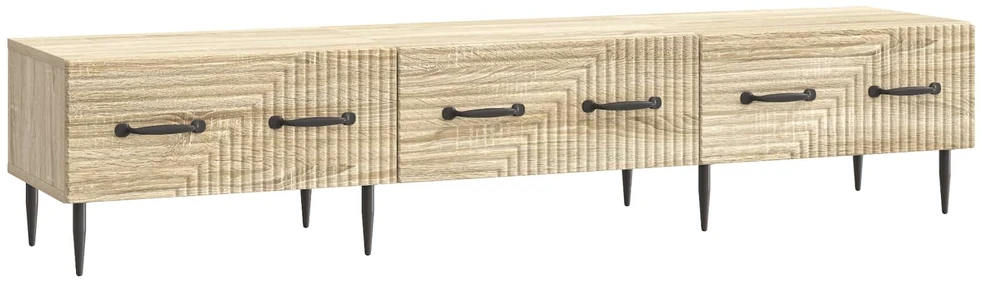 TV staliukas Televizoriaus spintelė Sonoma ąžuolas 147 x 34,5 x 30 cm