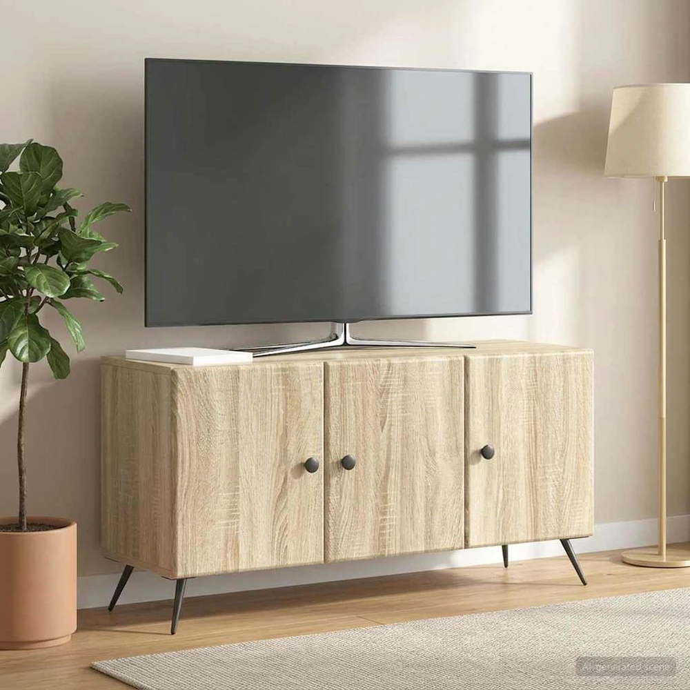 TV staliukas Televizoriaus spintelė Sonoma ąžuolas 99 x 34,5 x 50 cm