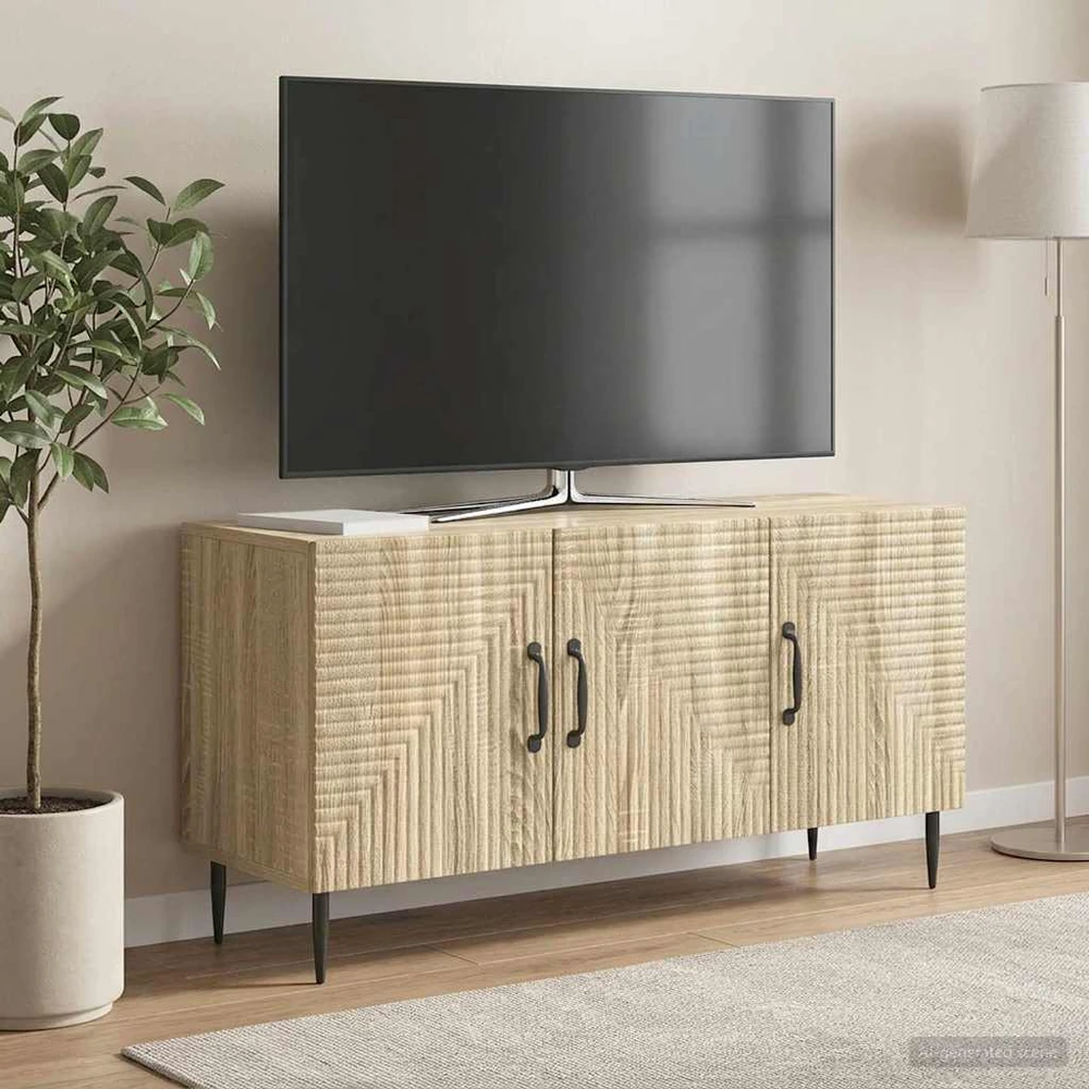 TV staliukas Televizoriaus spintelė Sonoma ąžuolas 99 x 34,5 x 50 cm