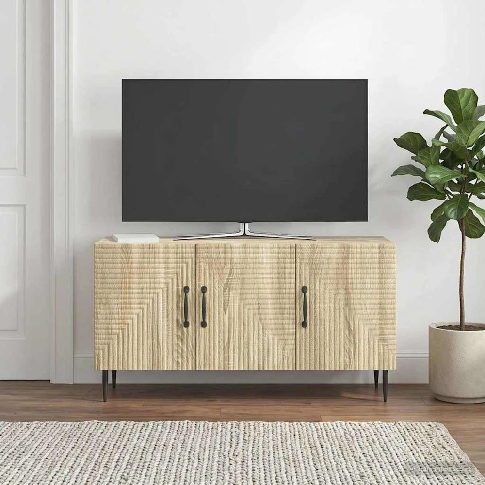 TV staliukas Televizoriaus spintelė Sonoma ąžuolas 99 x 34,5 x 50 cm