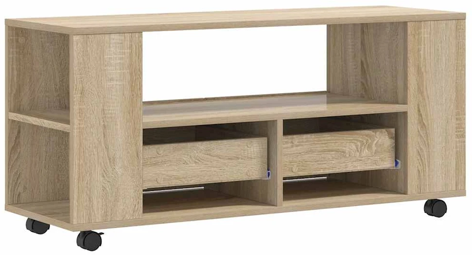 TV staliukas Televizoriaus spintelė, sonoma ąžuolo, 102x34,5x43cm, mediena