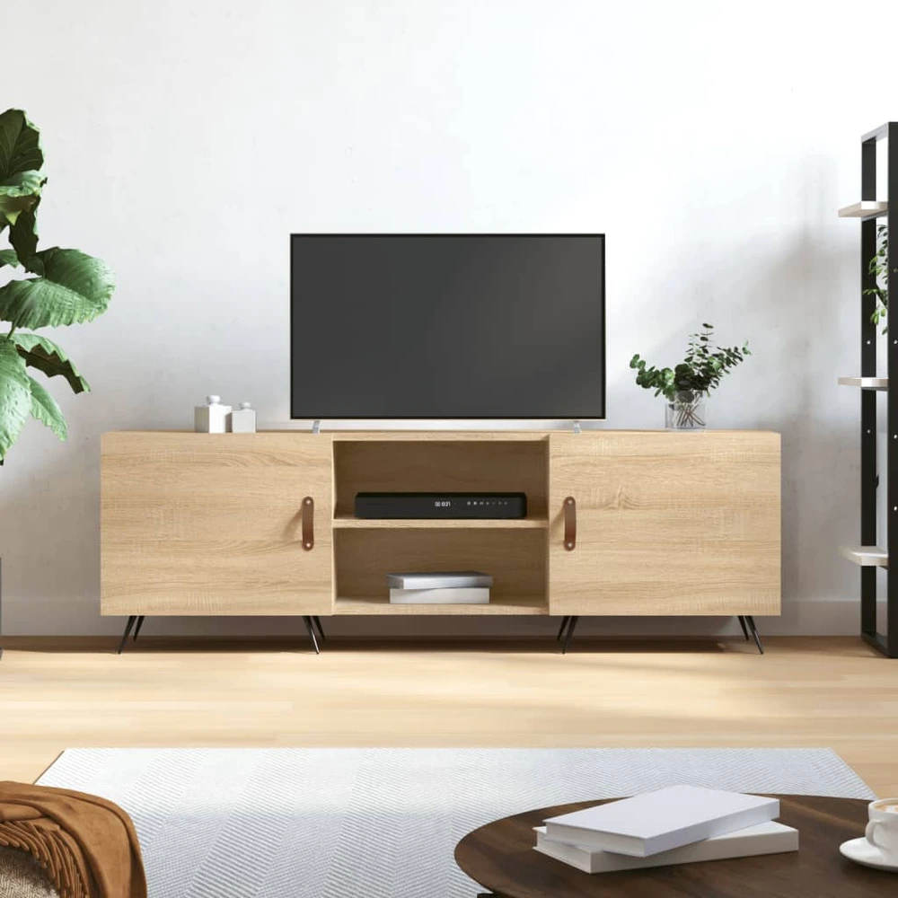 TV staliukas Televizoriaus spintelė, sonoma ąžuolo, 150x30x50cm, mediena
