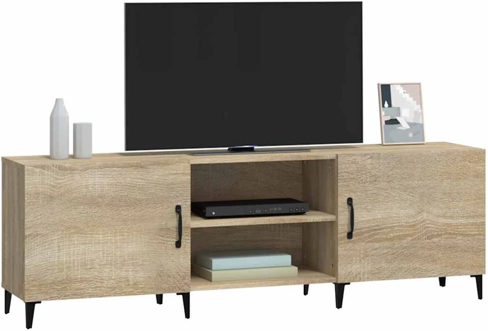 TV staliukas Televizoriaus spintelė, sonoma ąžuolo, 150x30x50cm, mediena