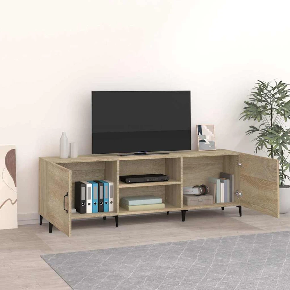 TV staliukas Televizoriaus spintelė, sonoma ąžuolo, 150x30x50cm, mediena