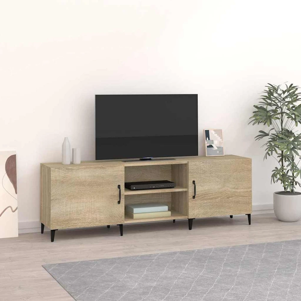 TV staliukas Televizoriaus spintelė, sonoma ąžuolo, 150x30x50cm, mediena