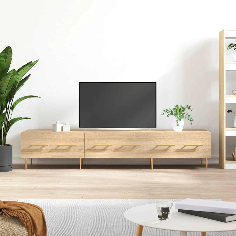 TV staliukas Televizoriaus spintelė, sonoma ąžuolo, 150x36x30cm, mediena