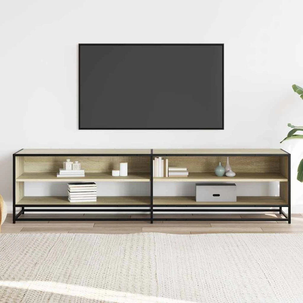 TV staliukas Televizoriaus spintelė, sonoma ąžuolo, 180,5x40x46cm, mediena
