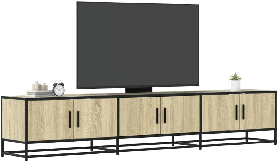 TV staliukas Televizoriaus spintelė, sonoma ąžuolo, 210x35x41cm, mediena