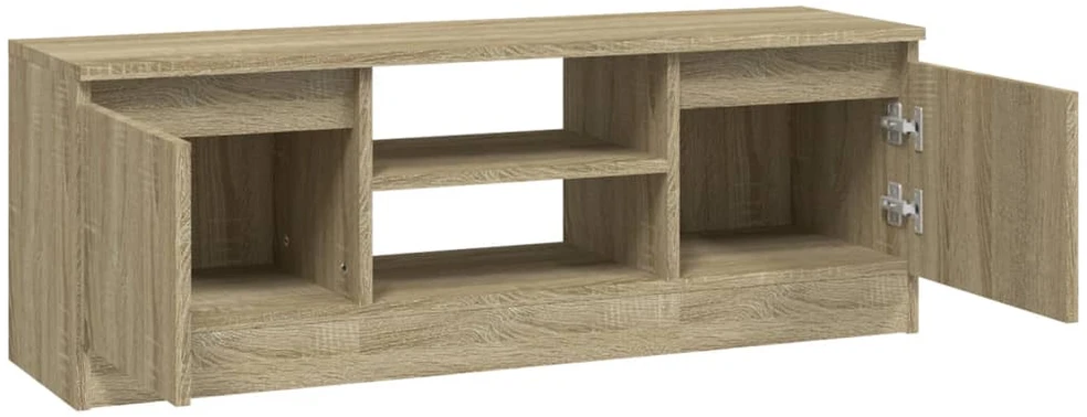 TV staliukas Televizoriaus spintelė su durelėmis, ąžuolo, 102x30x36cm