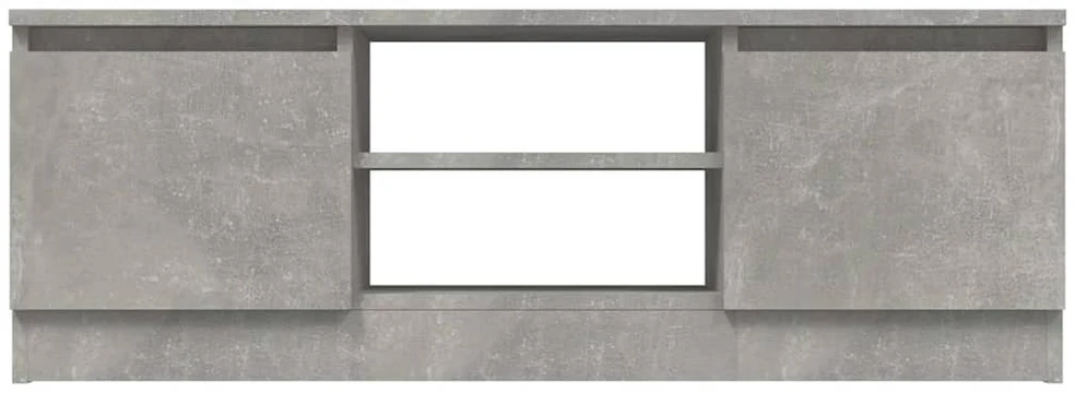 TV staliukas Televizoriaus spintelė su durelėmis, betono pilka, 102x30x36cm