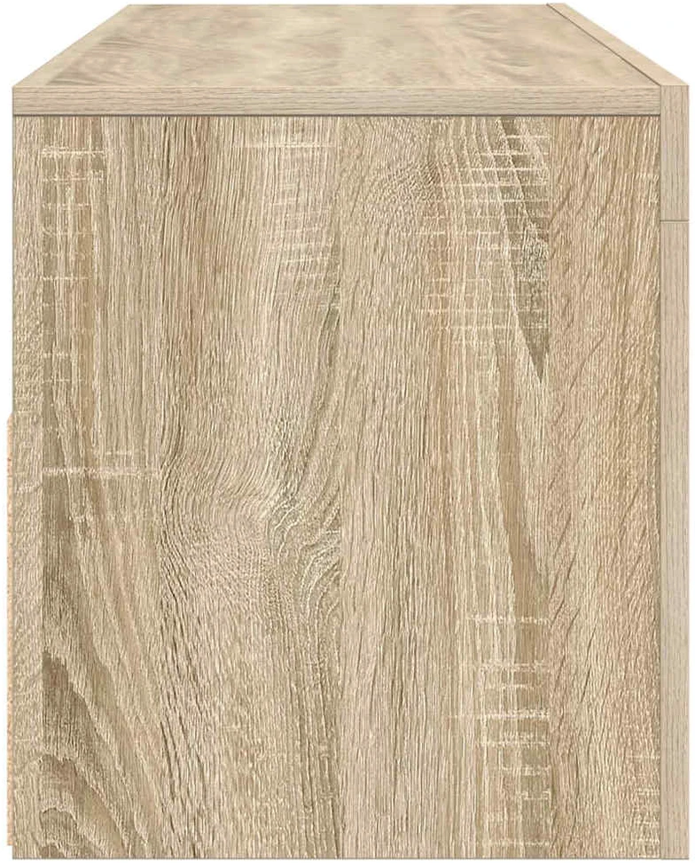 TV staliukas Televizoriaus spintelė su LED apšvietimu, ąžuolo, 120x35x40cm