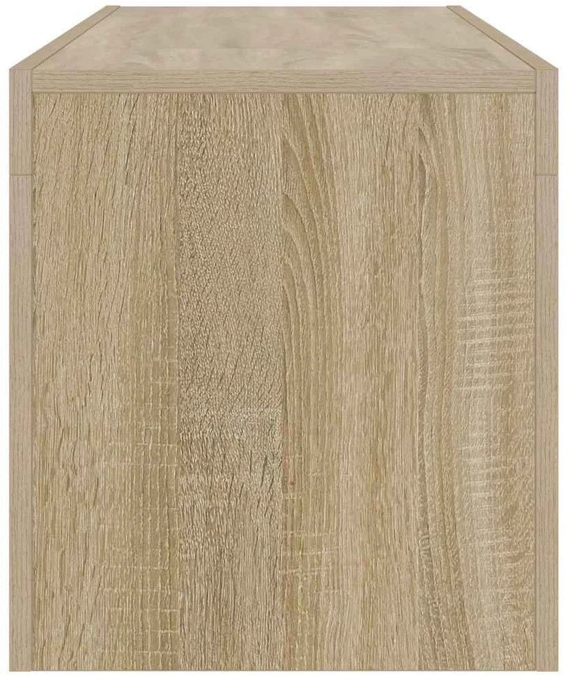 TV staliukas Televizoriaus spintelė su LED apšvietimu, ąžuolo, 120x35x40cm