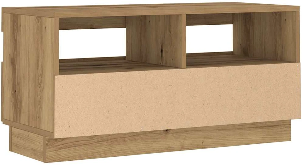 TV staliukas Televizoriaus spintelė su LED, artisano, 80x35x40cm, mediena