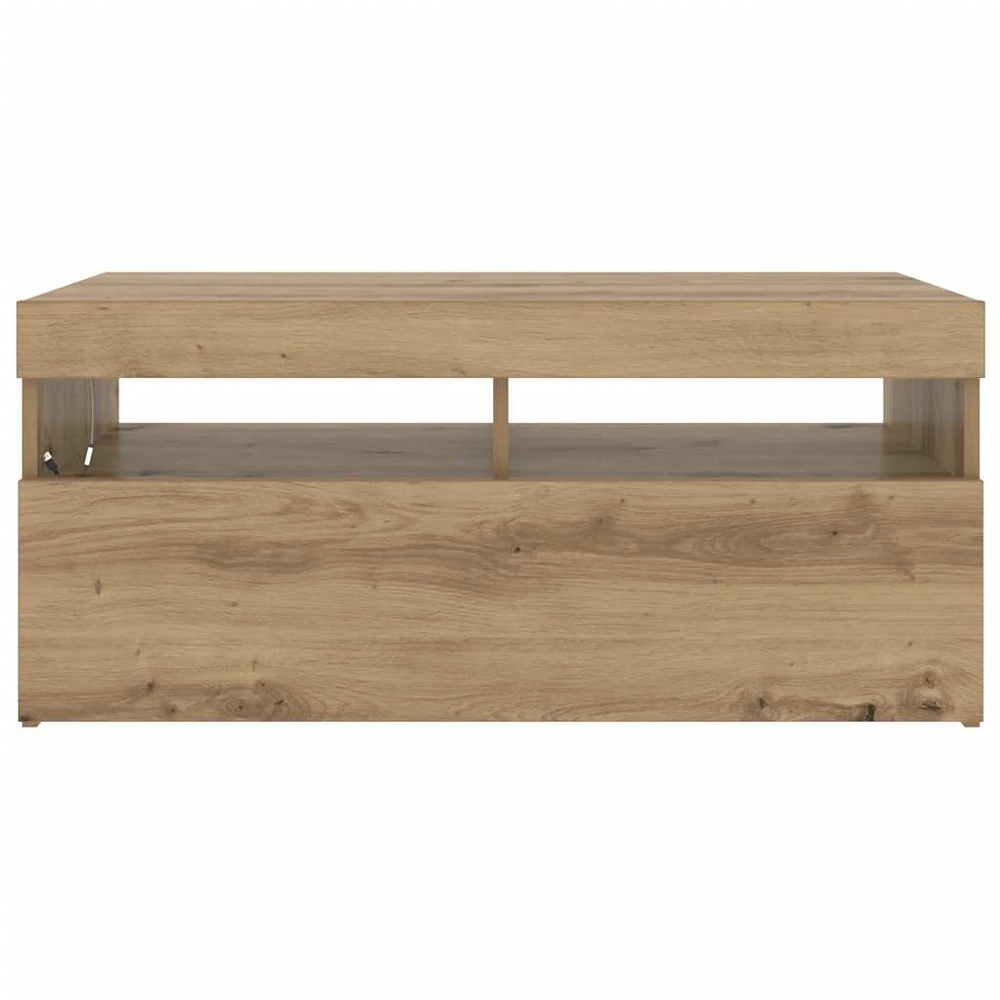 TV staliukas Televizoriaus spintelė su LED, artisano, 90x35x40cm, mediena