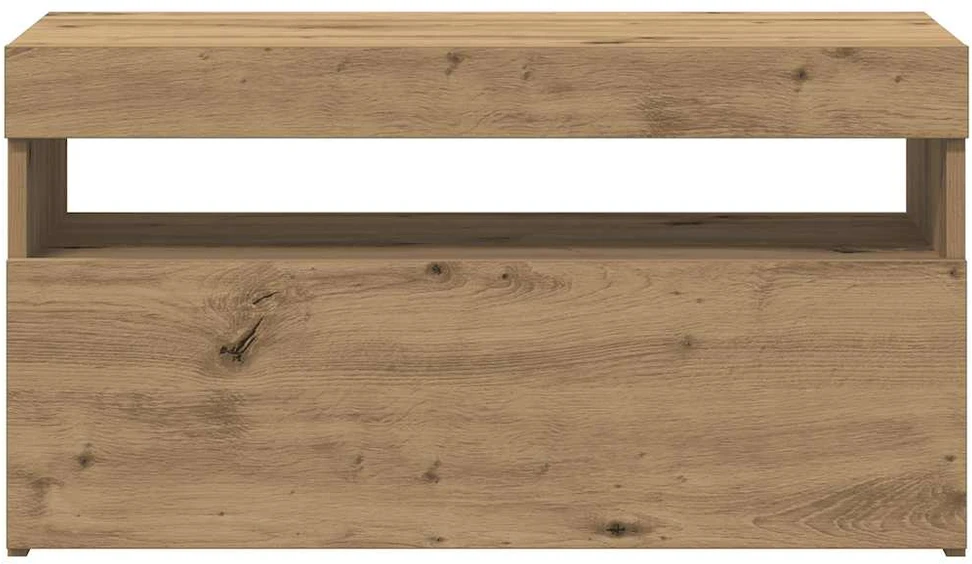 TV staliukas Televizoriaus spintelė su LED, artisano, 75x35x40cm, mediena