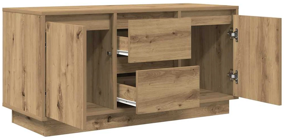 TV staliukas Televizoriaus spintelė su LED, artisano, 100x41x50 cm