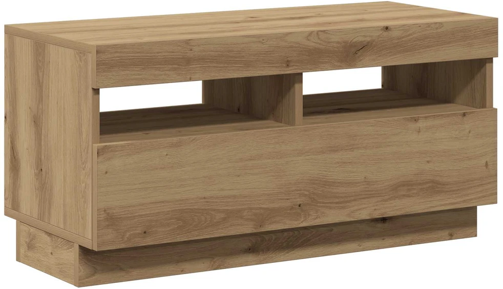 TV staliukas Televizoriaus spintelė su LED, artisano, 80x35x40cm, mediena