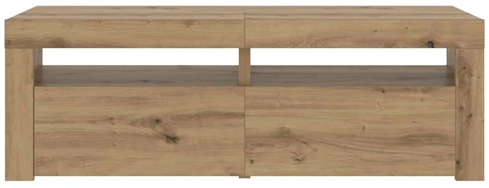 TV staliukas Televizoriaus spintelė su LED, artisano, 120x35x40cm, mediena