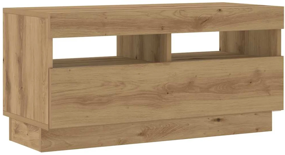 TV staliukas Televizoriaus spintelė su LED, artisano, 80x35x40cm, mediena