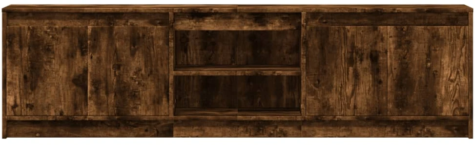 TV staliukas Televizoriaus spintelė su LED, ąžuolo, 180x34x50cm, mediena
