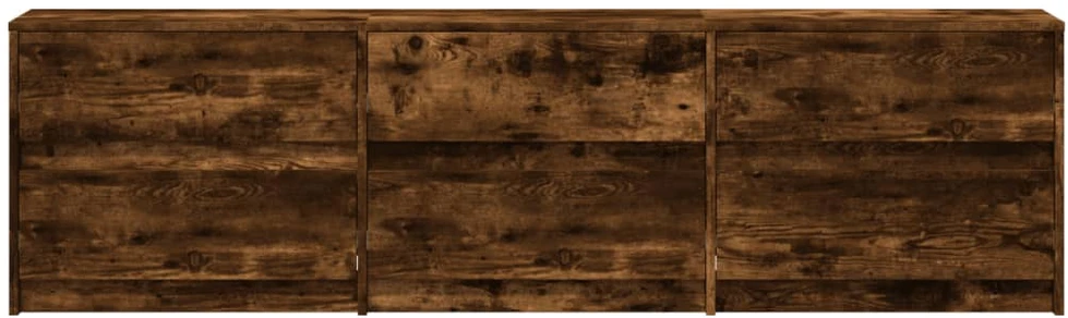 TV staliukas Televizoriaus spintelė su LED, ąžuolo, 180x34x50cm, mediena