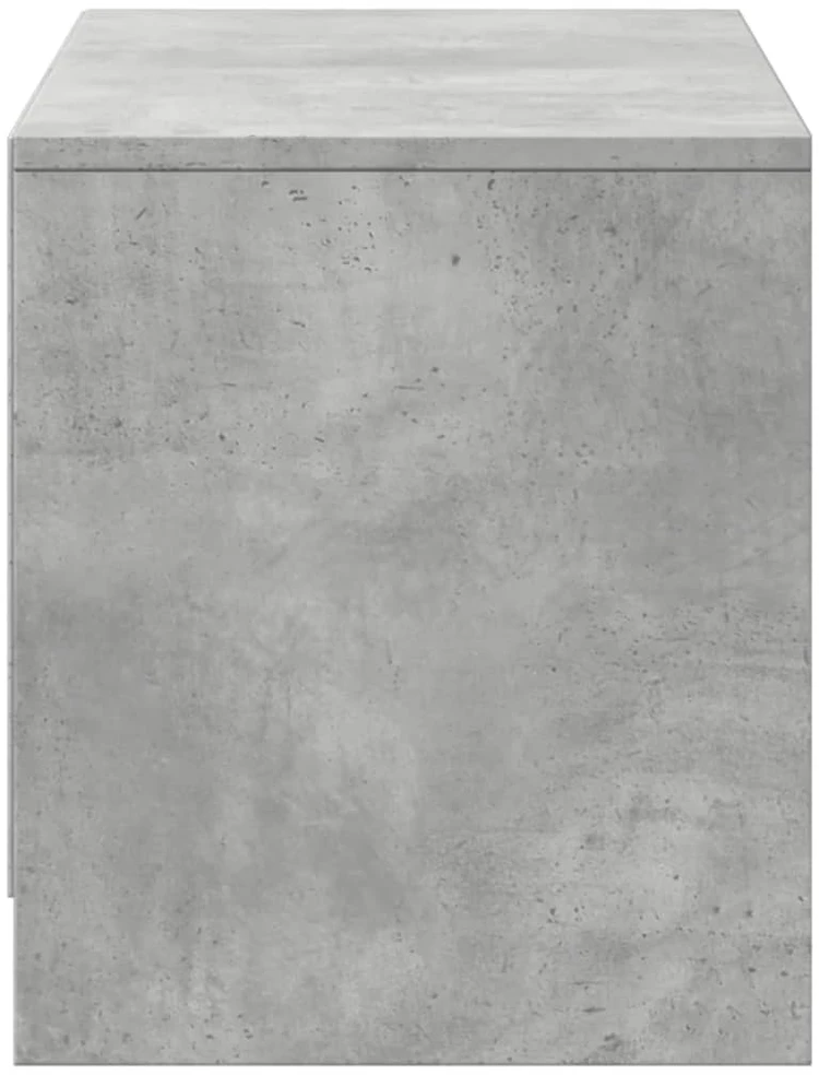 TV staliukas Televizoriaus spintelė su LED, betono, 97x34x40cm, mediena