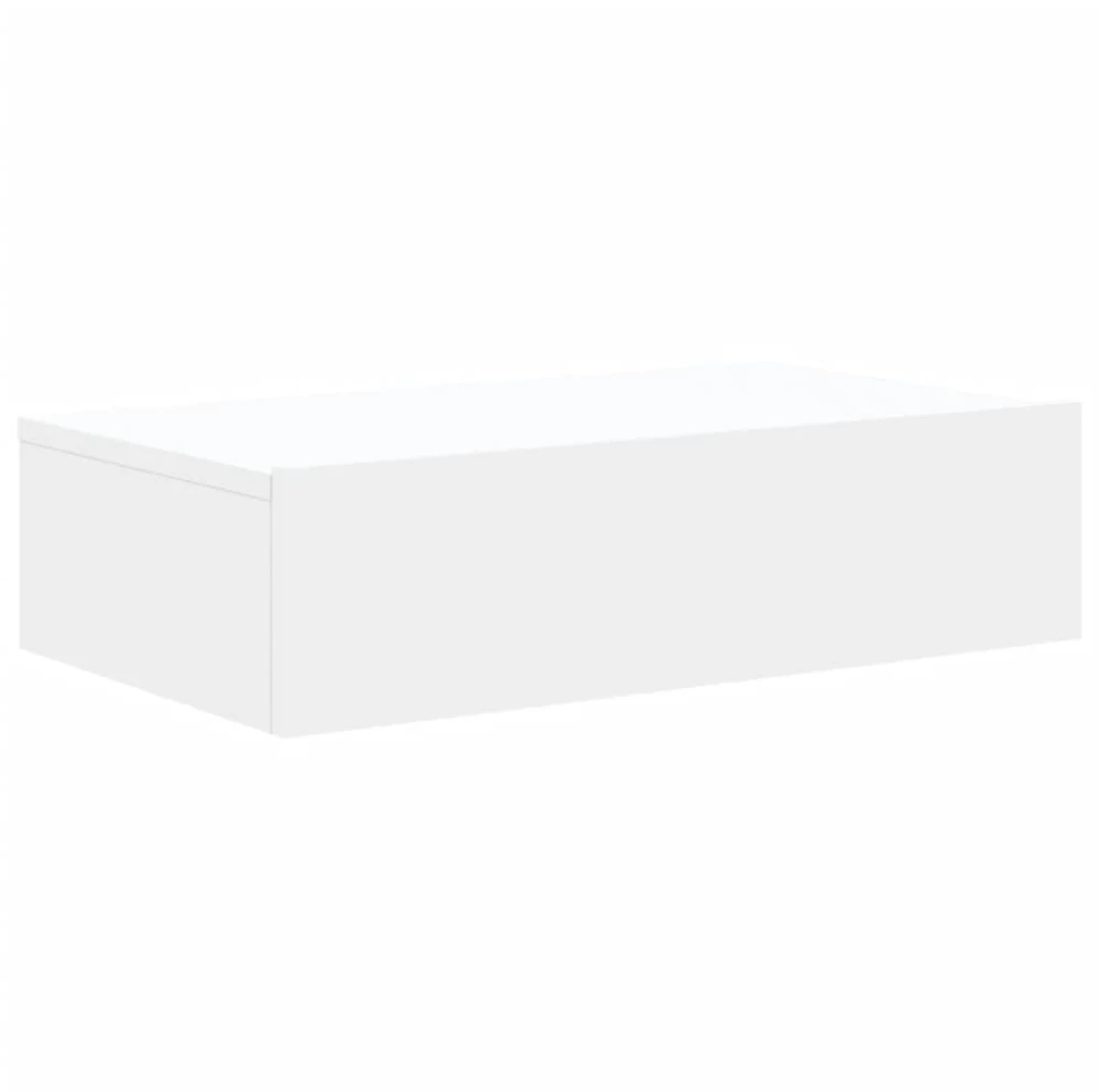 TV staliukas Televizoriaus spintelė su LED lemputėmis, balta, 60x35x15,5cm