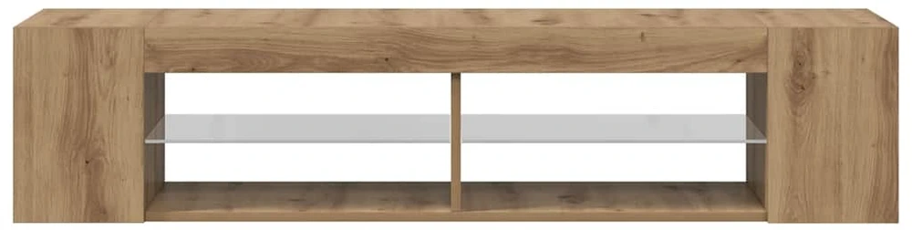 TV staliukas televizoriaus spintelė su LED lemputėmis Artisan ąžuolas