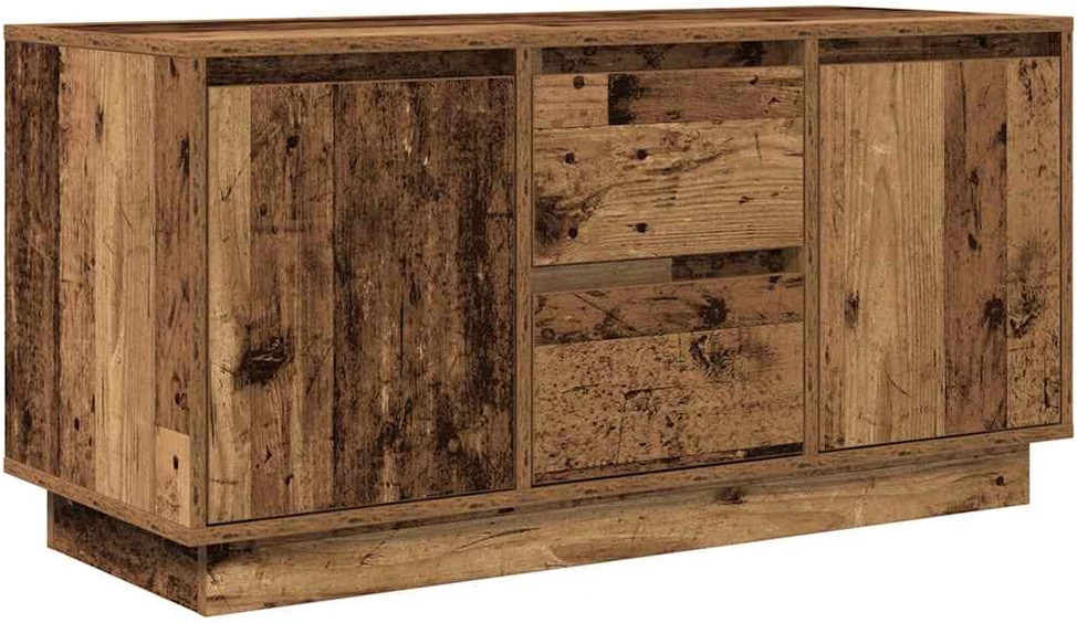 TV staliukas Televizoriaus spintelė su LED, medienos, 100x41x50 cm