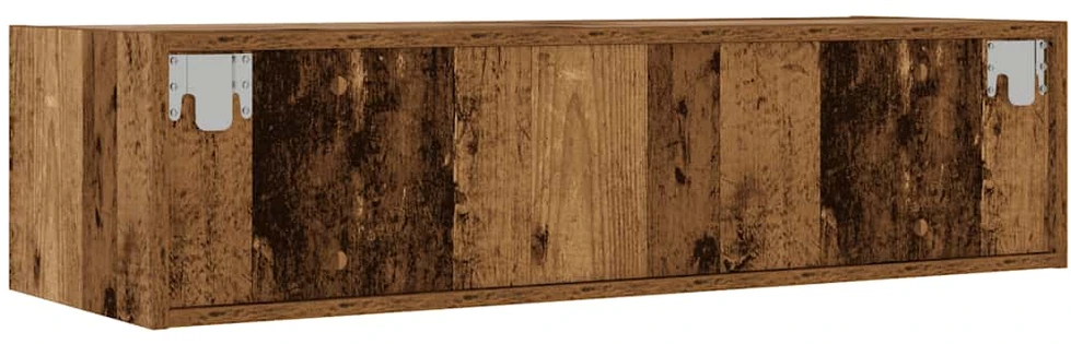 TV staliukas Televizoriaus spintelė su LED, medienos, 100X35,5x25 cm