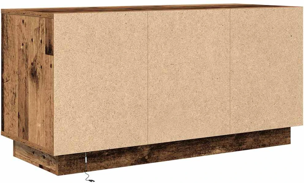 TV staliukas Televizoriaus spintelė su LED, medienos, 100x41x50 cm