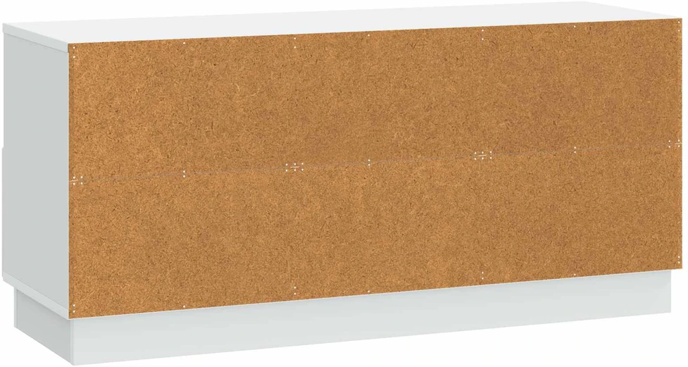 TV staliukas Televizoriaus spintelė su stalčių Balta 102 x 34,5 x 47 cm